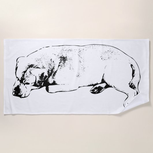 Drift, haast je niet strandlaken (Voorkant)