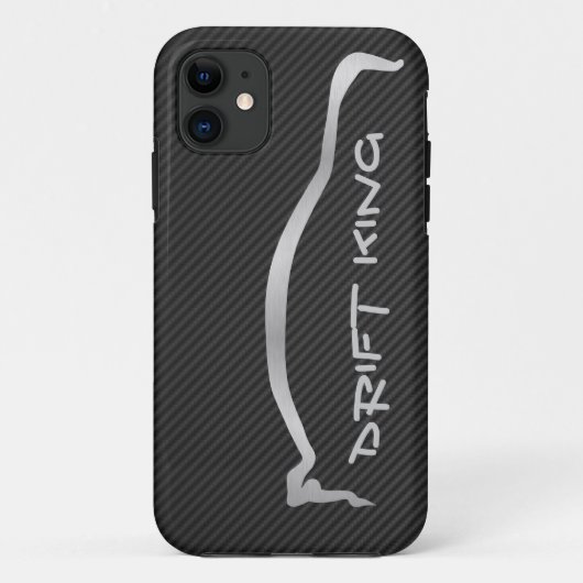 "Drift King" Evolution X Grey Silhouette Case-Mate iPhone Case (Achterkant)