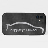 "Drift King" Evolution X Grey Silhouette Case-Mate iPhone Case (Achterkant (horizontaal))