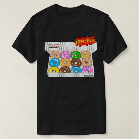 Drift King's Donuts Drifter's Dozen Special Glazed T-shirt (Design voorkant)