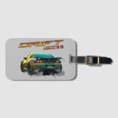 DRIFT LEGEND SUPRA MK4 - ANIME STIJL BAGAGELABEL (Voorkant (horizontaal))