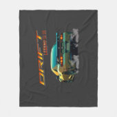 DRIFT LEGEND SUPRA MK4 - ANIME STIJL FLEECE DEKEN (Voorkant)
