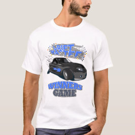 Drift Master zwarte auto T-shirt