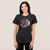 Drift Queen JDM sportwagen racekleding Tri-Blend Shirt (Voorkant volledig)