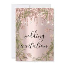 Drift Roos Gold Wedding Bridal Glitter Florals