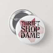 Drift Shop Dame Ronde Button 5,7 Cm (Voorkant /achterkant)