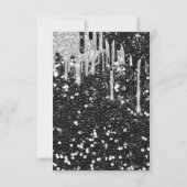 Drift Silver Red Black Vrijgezellenfeest Sweet 16t Kaart (Achterkant)