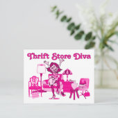 Drift Store Diva Briefkaart (Staand voorkant)