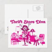 Drift Store Diva Briefkaart (Voorkant / Achterkant)