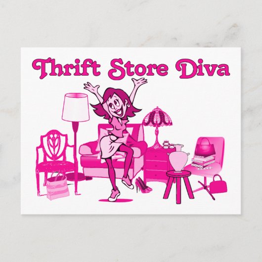 Drift Store Diva Briefkaart (Voorkant)