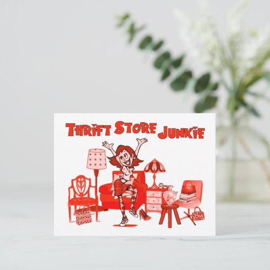 Drift Store Junkie Briefkaart (Staand voorkant)