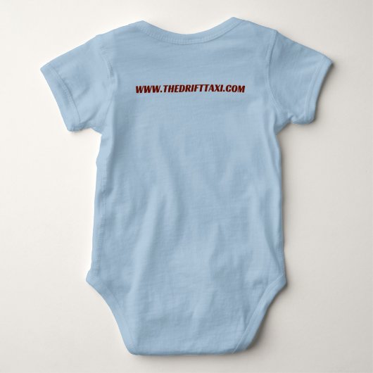 Drift Taxi Baby Bodysuit (Achterkant)