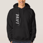 drift vertical text hoodie (Voorkant)