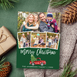 drift voor penseel script 4 Fotografie groen Briefkaart