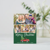 drift voor penseel script 4 Fotografie groen Briefkaart (Staand voorkant)
