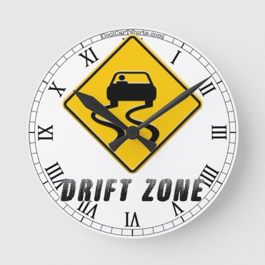Drift Zone-teken Ronde Klok (Voorkant)