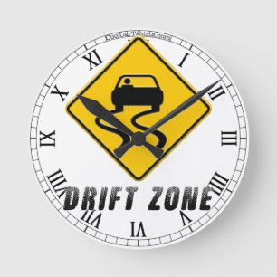 Drift Zone-teken Ronde Klok