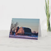 "Drifting at Dusk" kerstKaart Kaart (Voorkant)