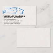 Drifting Car Logo | aftermarket-onderdelenwinkel Visitekaartje (Voorkant / Achterkant)