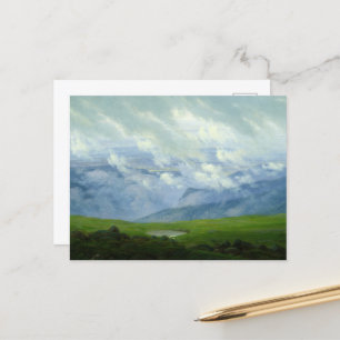 Drifting Clouds door Caspar David Friedrich Feestdagenkaart