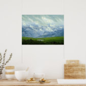 Drifting Clouds door Caspar David Friedrich Poster (Keuken)