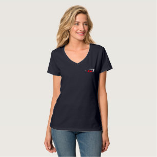 Drifting Dames V-hals T-shirt