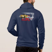 Drifting | Heren full-zip hoodie (Achterkant)