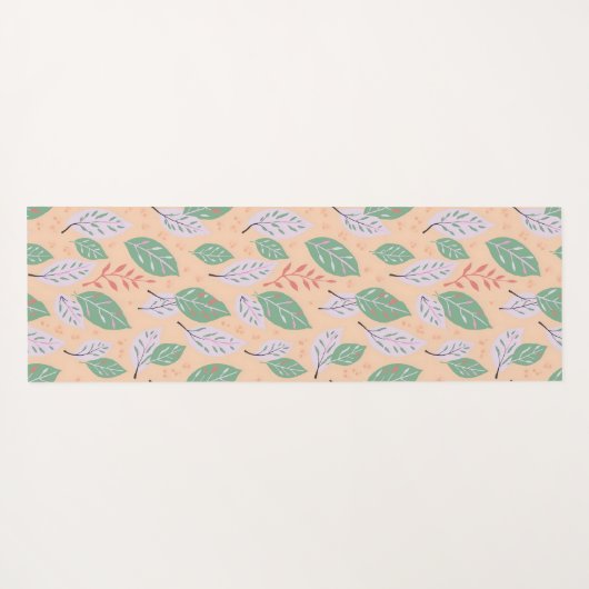 Drifting Leaves Yogamat (Achterkant (horizontaal))