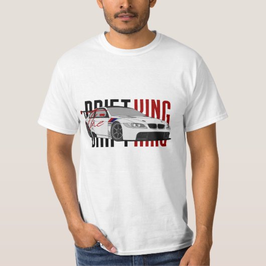 Drifting Machine – Speed & Smoke t shirte T-shirt (Voorkant)