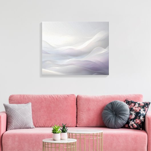 Drifting March Ether Canvas Afdruk (Insitu (Woonkamer))