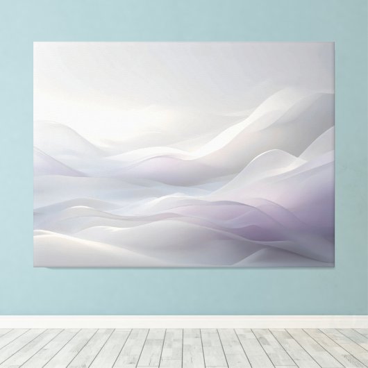 Drifting March Ether Canvas Afdruk (Insitu (Houten vloer))