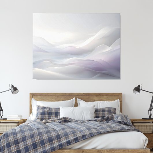 Drifting March Ether Canvas Afdruk (Insitu (Slaapkamer))