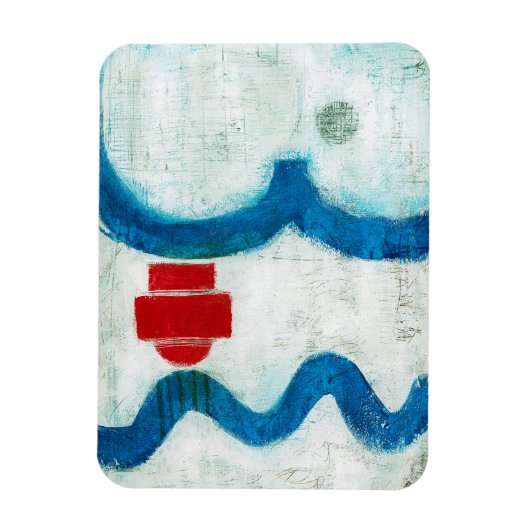 Drifting to see ijskast magneet - nautisch (Verticaal)