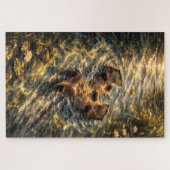 Drifting Together | River Otter Art | Puzzle Legpuzzel (Horizontaal)