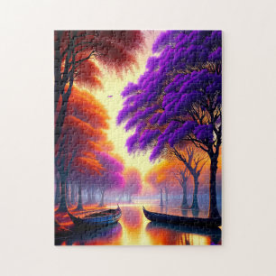 Drifting Tranquility: kano's onder Jacarandas Legpuzzel