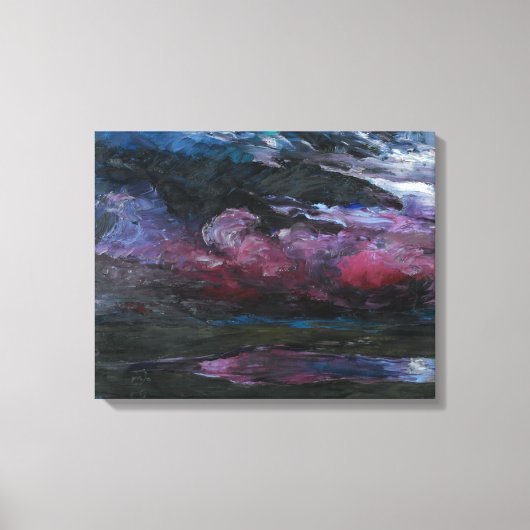 Drifting zware wolken | Emil Nolde | Canvas Afdruk (Voorkant)