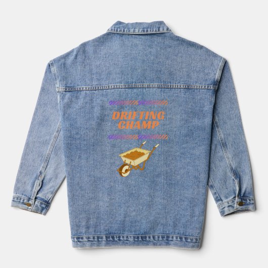driftkampioen denim jacket (Achterkant)