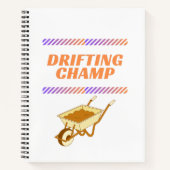 driftkampioen notitieboek (Voorkant)
