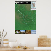 Driftless Area Map Poster (24x36inch) (Keuken)