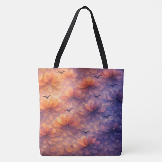 Driftlight Bloom Tote Bag (Voorkant)