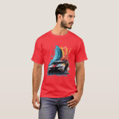 driftnation drifting super car sports car drift fu t-shirt (Voorkant volledig)