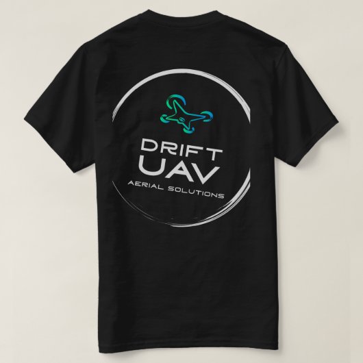 DriftUAV Mannen T-shirt (Design achterkant)