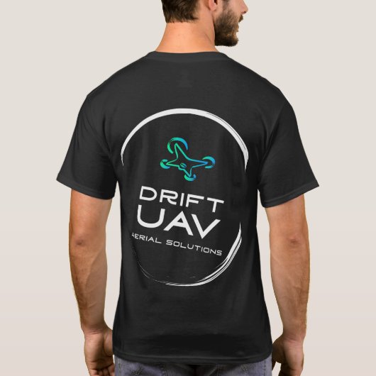 DriftUAV Mannen T-shirt (Achterkant)