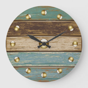 Driftwood 3 wandklok