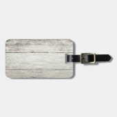Driftwood achtergrond bagagelabel (Voorkant horizontaal)