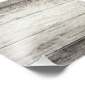 Driftwood achtergrond foto afdruk (Hoek)