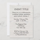 Driftwood achtergrond kaart (Voorkant)