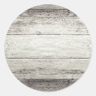 Driftwood achtergrond ronde sticker