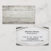 Driftwood achtergrond visitekaartje (Voorkant / Achterkant)