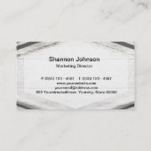 Driftwood achtergrond visitekaartje (Achterkant)